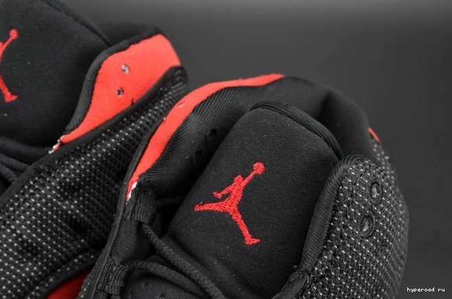 13 Jordan mens Air red black RetroBred 414571-004  0816